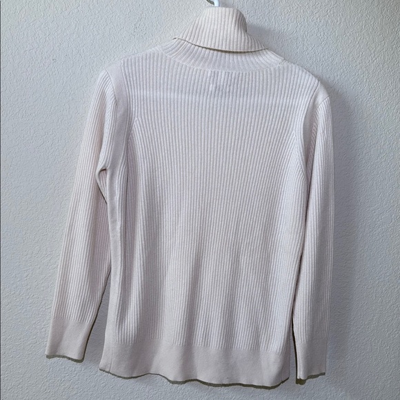 Peter Millar 100% Cashmere Ribbed Turtleneck Sweater - Picture 3 of 10